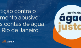 Petição Contra o Aumento Abusivo nas Contas de Água no Rio de Janeiro!